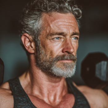 Група възрастни хора правят упражнения