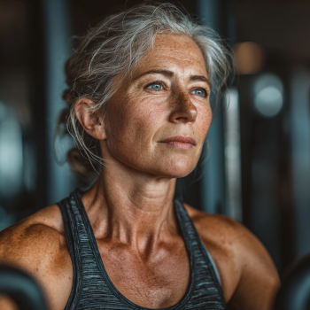 Възрастен човек упражнява йога